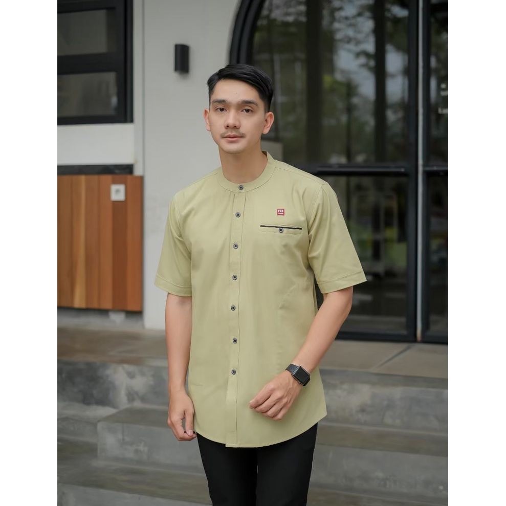 KEMKO KURTA PAKISTAN MODERN PRIA KEMEJA KOKO QURTA BAJU MUSLIM COWOK PREMIUM BUSANA SHALAT LENGAN PE