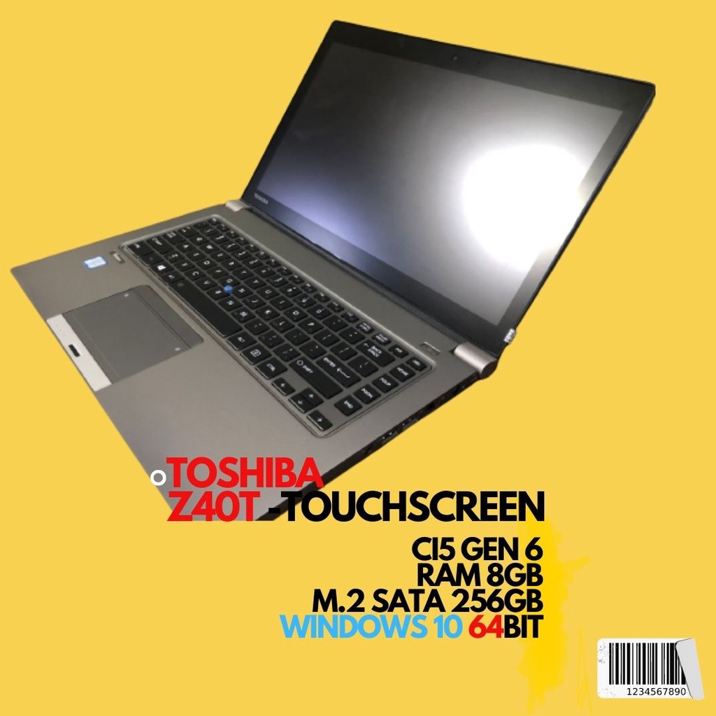 Laptop Toshiba Z40T TouchScreen CI5 GEN 6 Ram 8GB 256GB