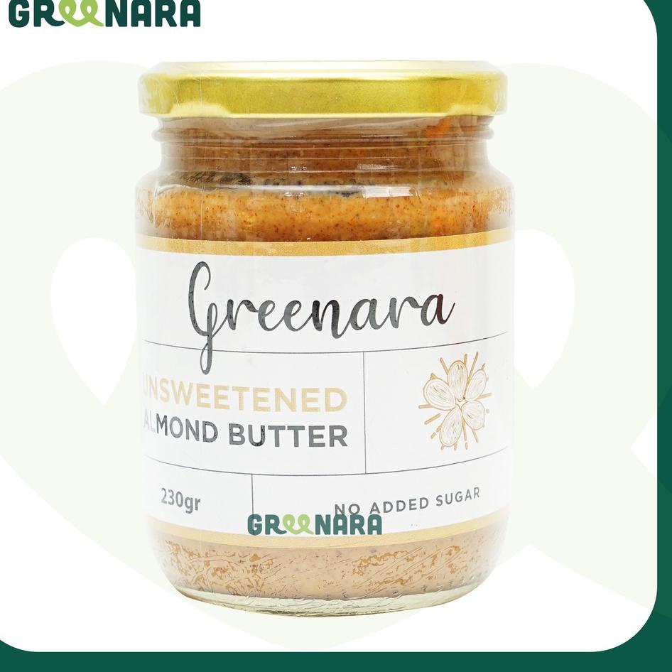 

✧ Greenara Homemade - Unsweetened Almond Butter / Selai Almond ➨