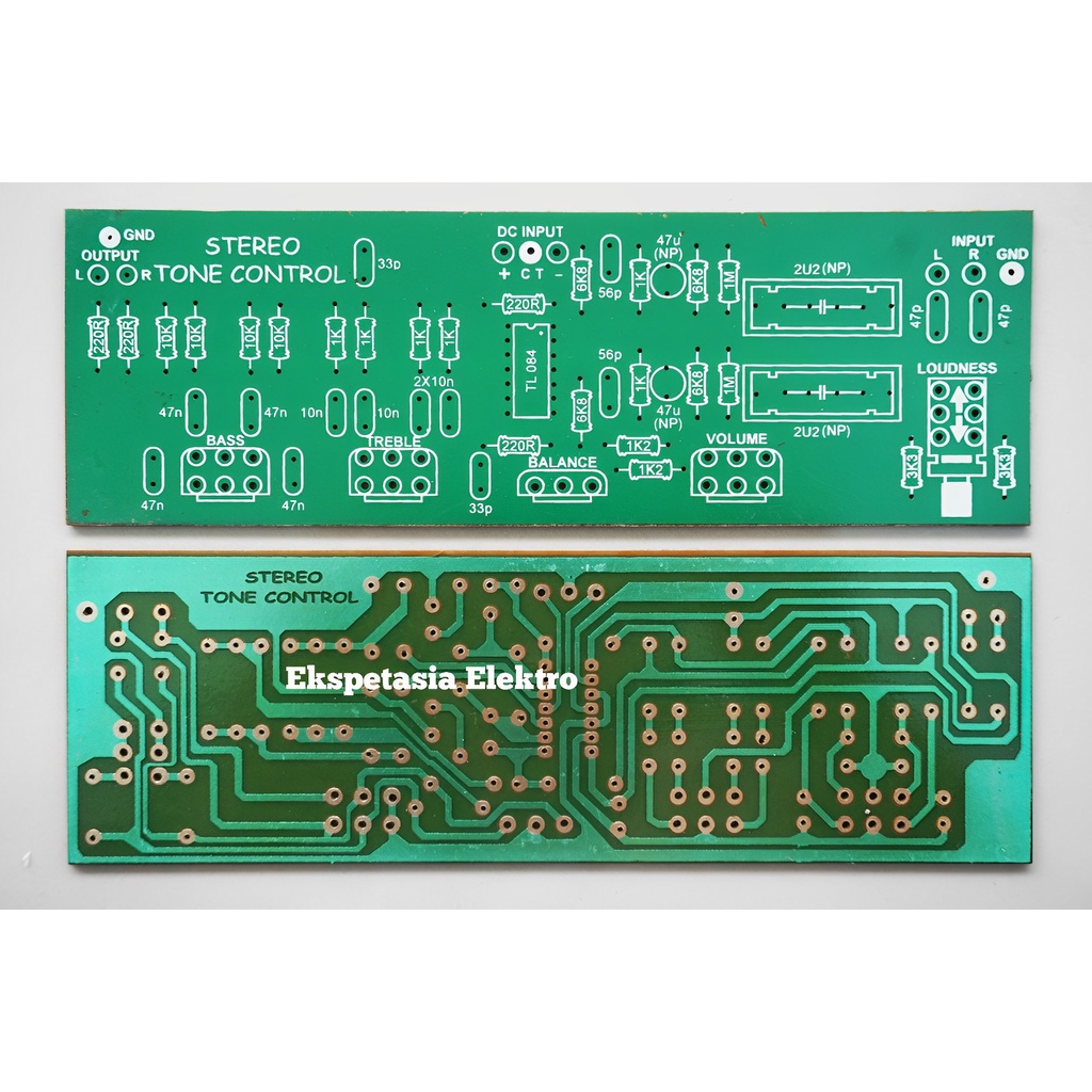 PCB Stereo Control  IC TL084