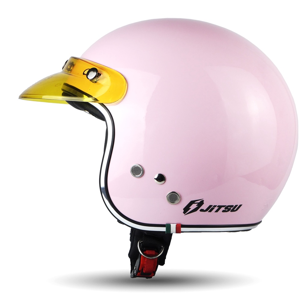 Jitsu Helm Retro Premium JR1 Soft Pink