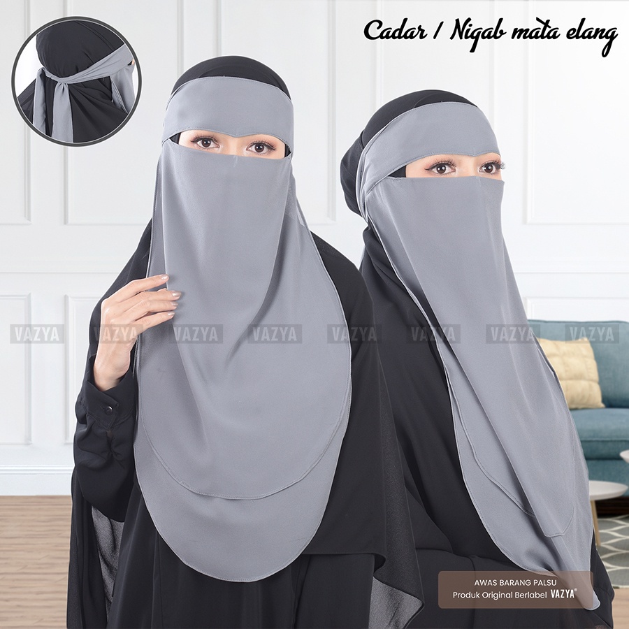 Niqab/Cadar Mata Elang/ Niqab Eagle Eyes 2 layer