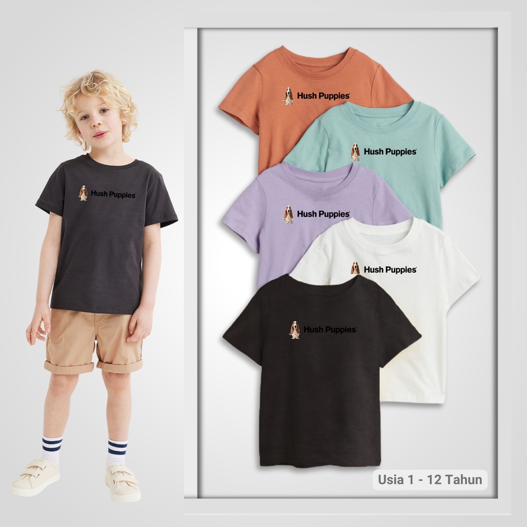 Kaos anak laki laki| Baju atasan anak perempuan 1 - 12 tahun| Pakaian anak-anak bahan cotton combed 30s| atasan murah import  - Kids-15