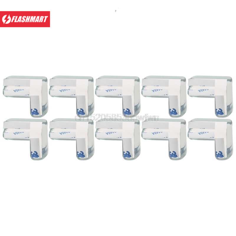 Flashmart Silicone Bumper Pengaman Siku Sudut Meja 10 PCS - FY21