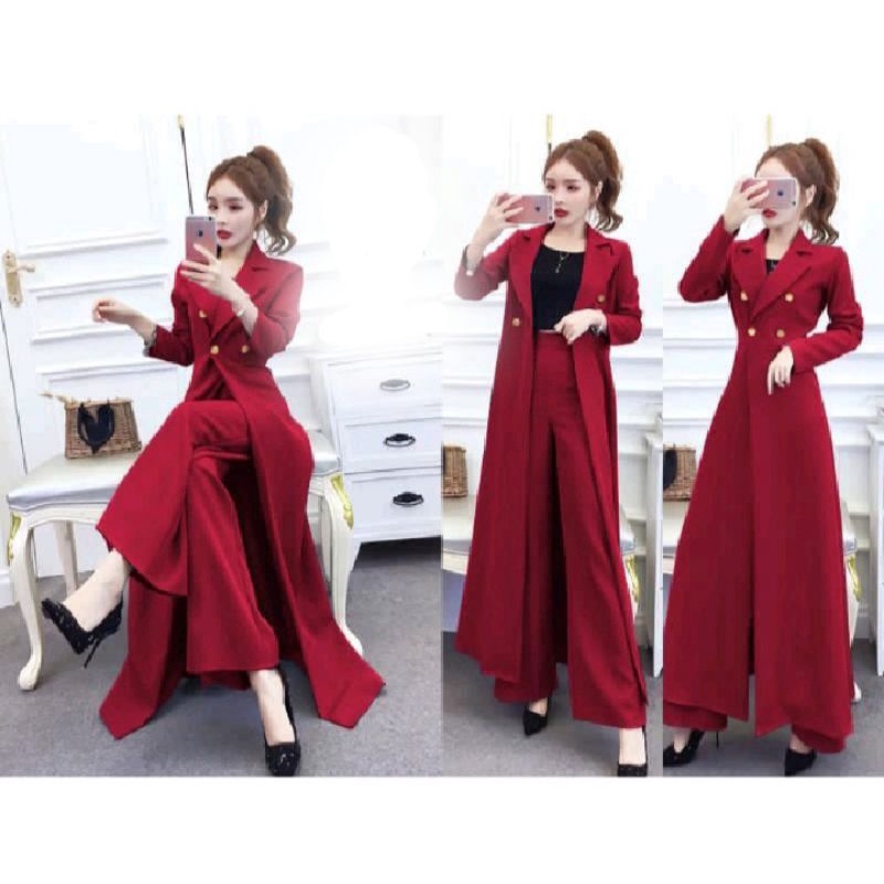 (KODE 1) Omyra set One set casual Korean style setelan wanita