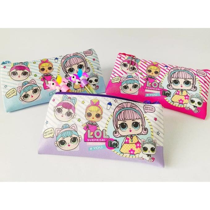 

$+$+$+$+] Kotak Pensil LOL / Tempat Pensil Lucu / Pencil Case Korea