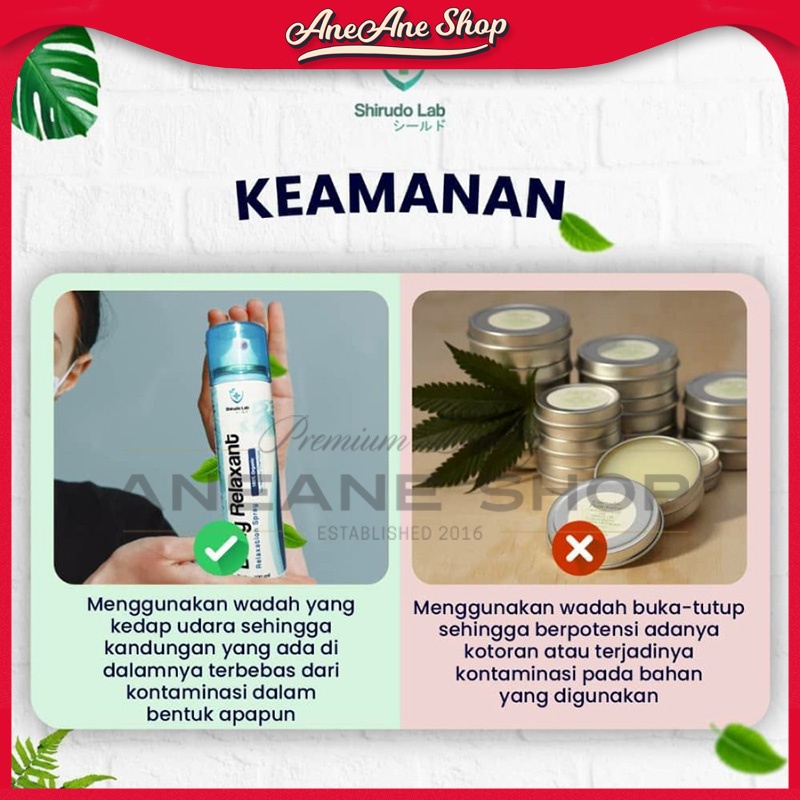 Shirudo Body Relaxant 100ml (Spray Otot)