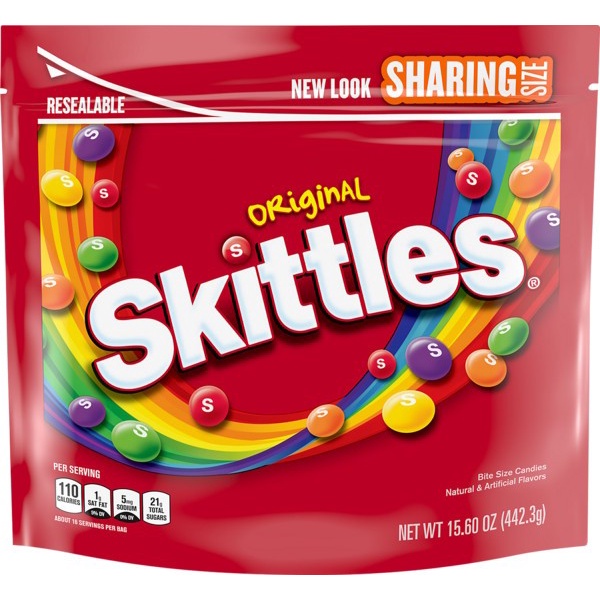 

Permen Skittles Original Sharing Size Original USA 442 gram