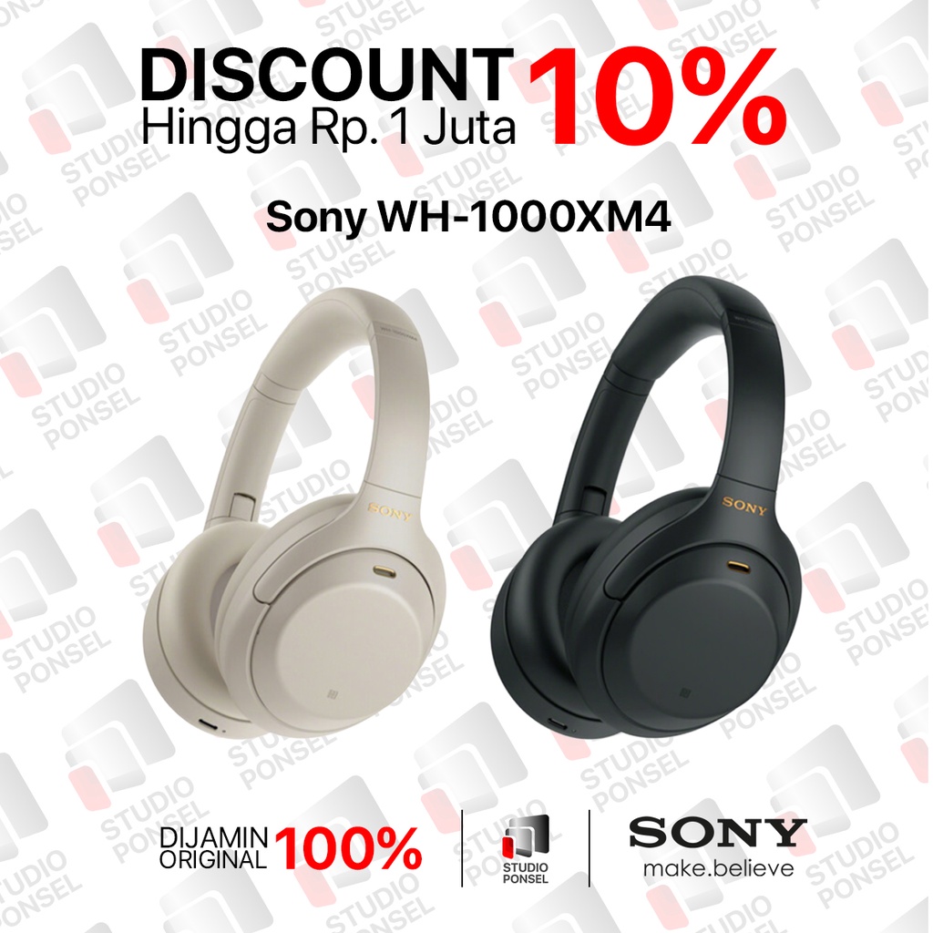 SONY WH-1000XM4 Wireless Noise-Canceling Headphones WH1000XM4 Original
