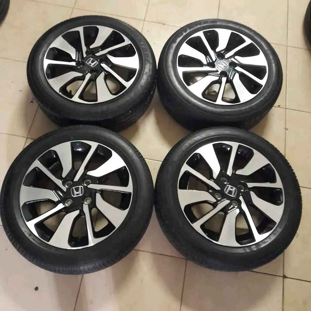 VELG BEKAS ORIGINAL STD BRIO RS R15X6 4X100 ET53 + BAN 185 55 R15