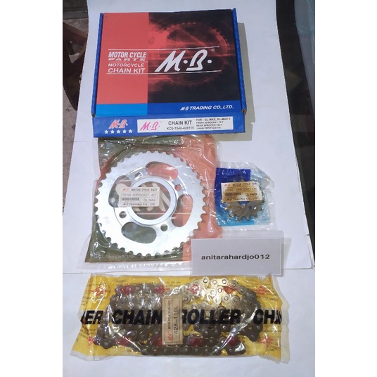 Gear Set Honda GL MAX; GL MAX  CDI (LAMA) Merk MB