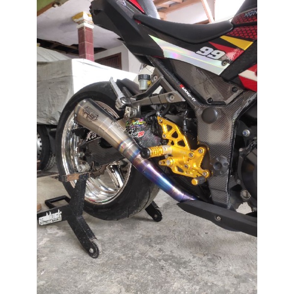 KENALPOT R9 GP TITANIUM FULSYSTEM NINJA FI OLD
