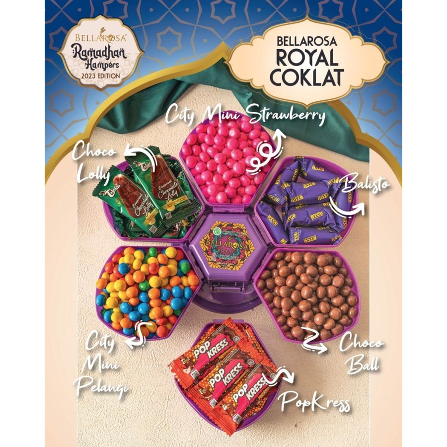 PARSEL RAMADAN PAKET ROYAL COKLAT TOPLES PUTAR KUE KERING BELLAROSA