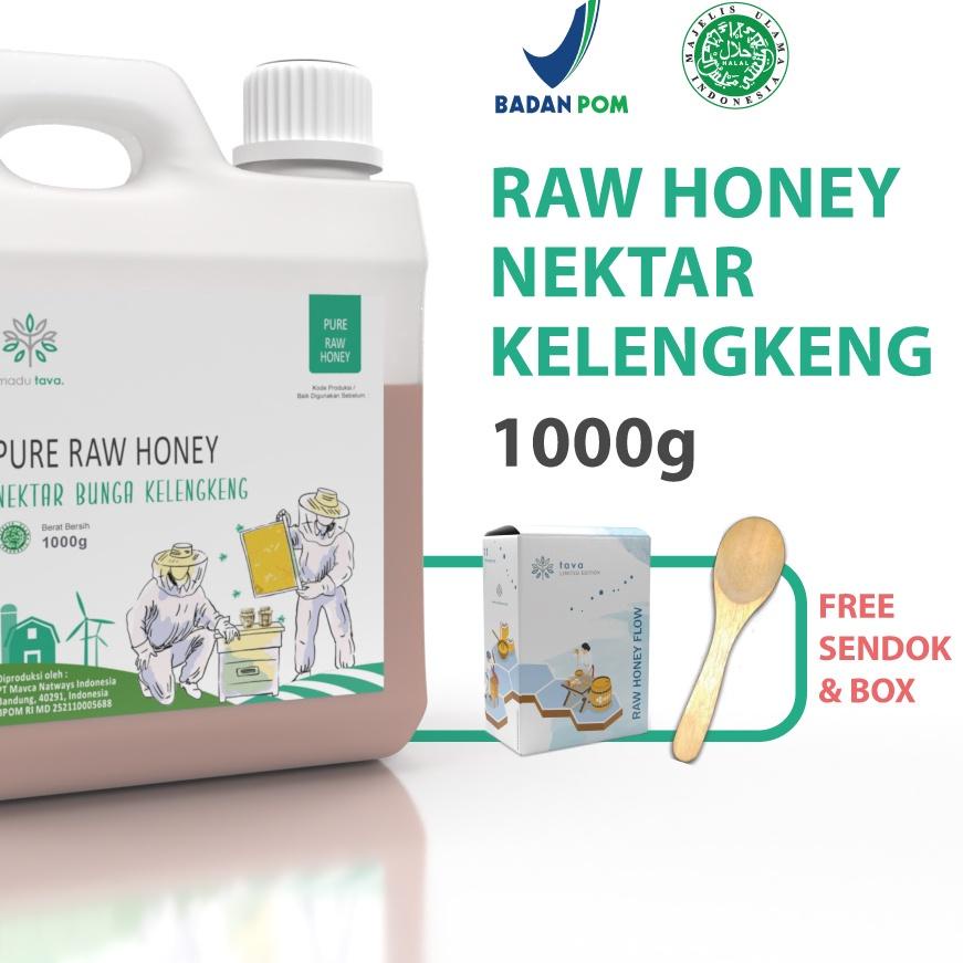 

♛ Asli Murni 1kg Tava Grade A Nektar Kelengkeng 100% Alami Pure Natural Raw Honey ❁