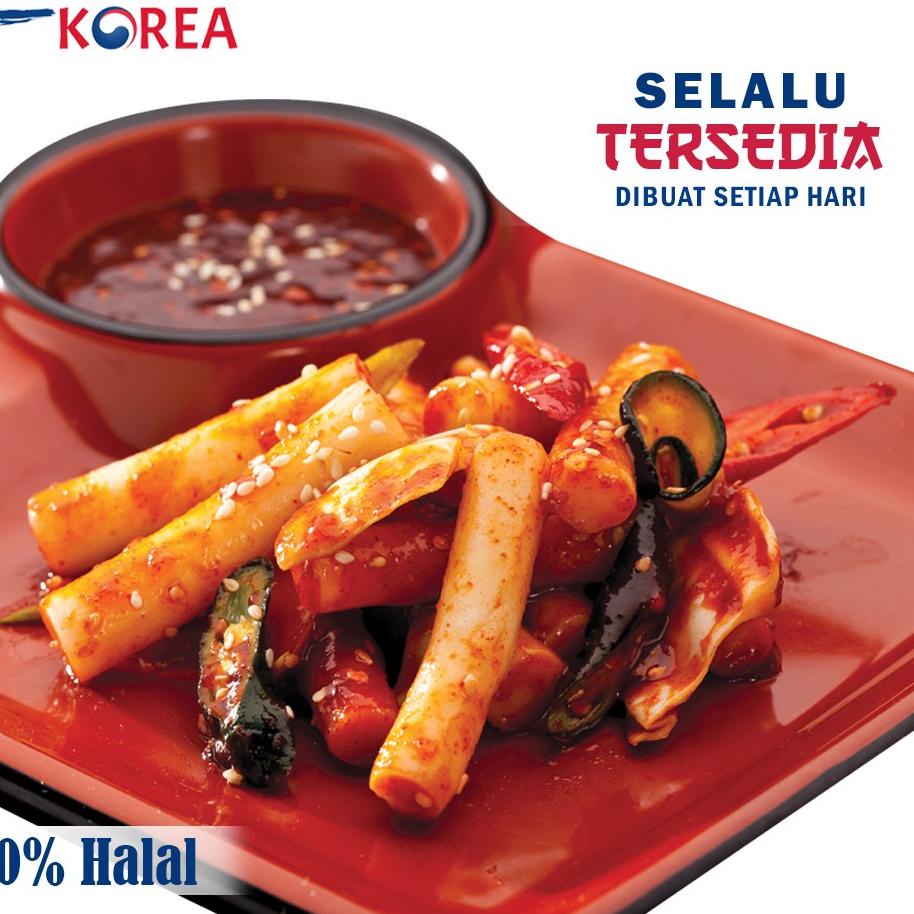 

♂ PLAZA KOREA TTEOKBOKKI 400 GR + SAUCE FRESH - TTEOK TOPOKKI TOKPOKI KOREAN FOOD RICE CAKE KUE BERAS KOREA ℗