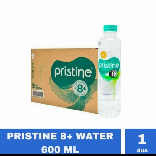 

PRISTINE 8.6+ 600ml / AIR MINERAL PH TINGGI 1 DUS ISI 24 BOTOL @600ML