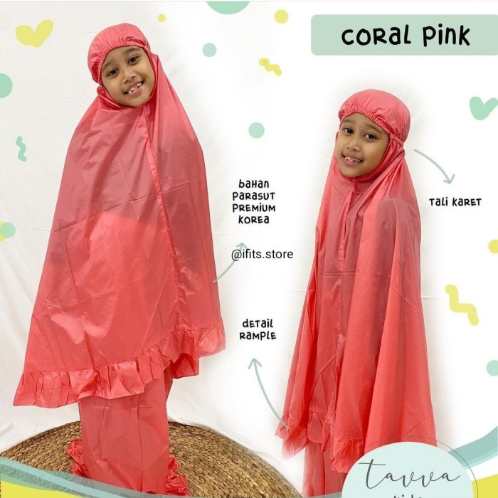 TAVVA MUKENA TRAVEL 2 IN 1 ANAK KIDS