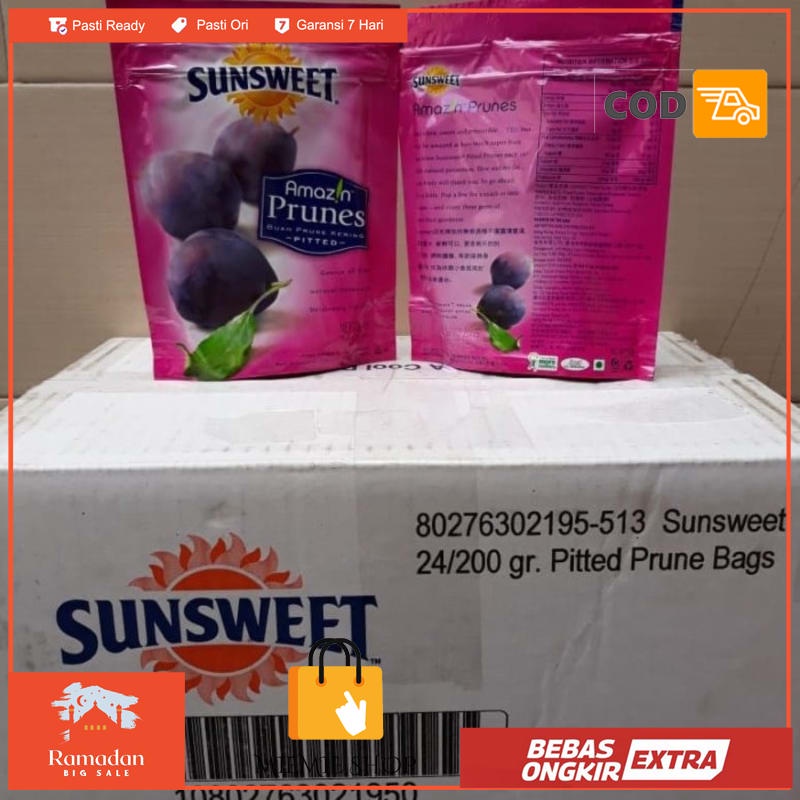 

SUNSWEET PRUNES 200gr/buah plum