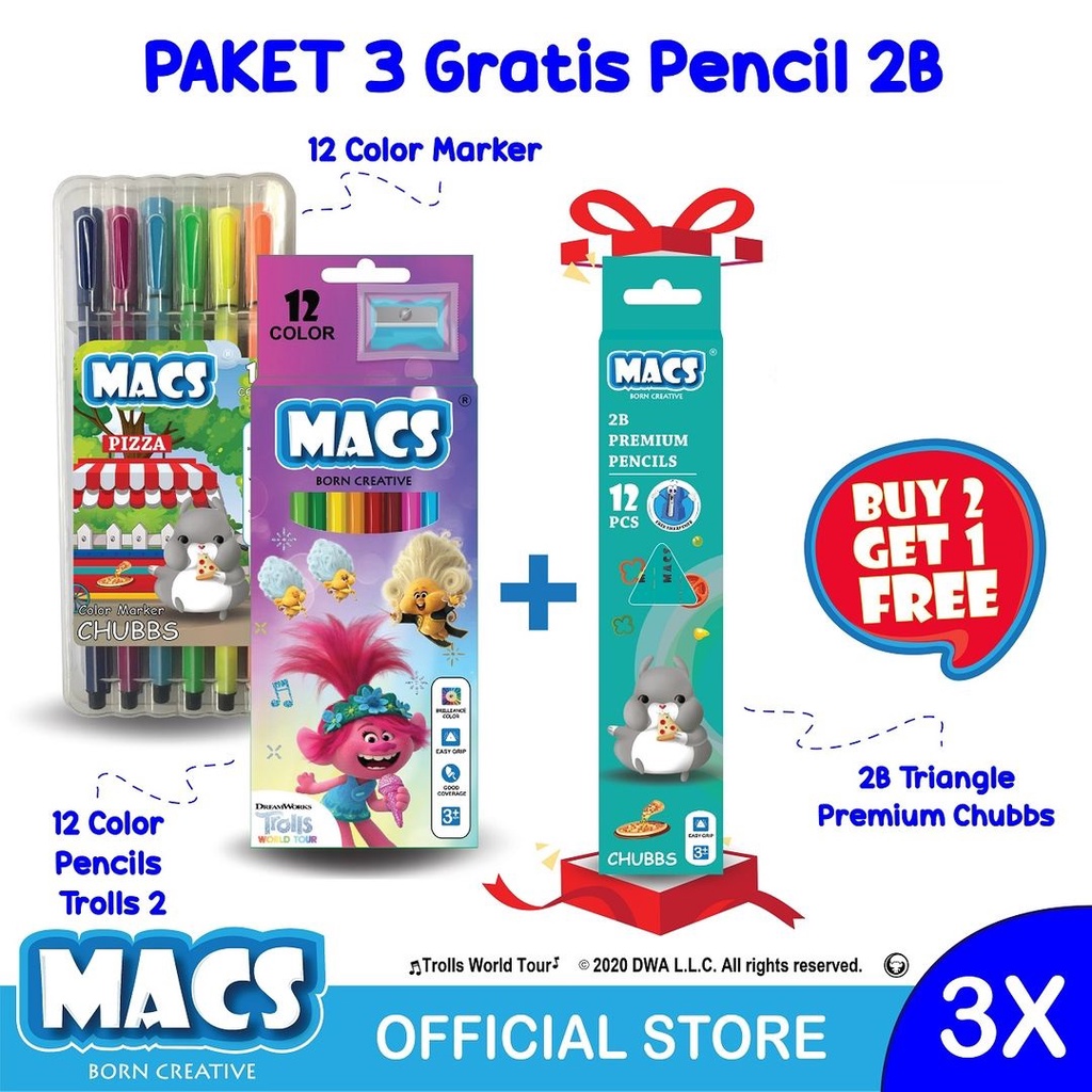 

Paket 3 Gratis Pencil 2B