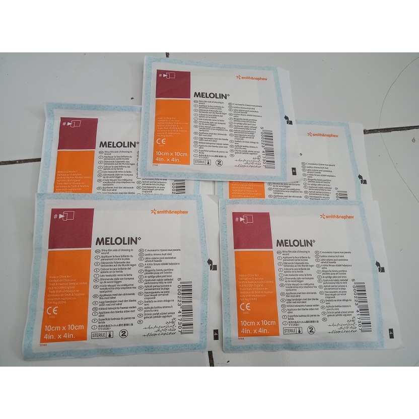 MELOLIN 10X10 Perban Luka Penyerap Eksudat Ringan-Menengah