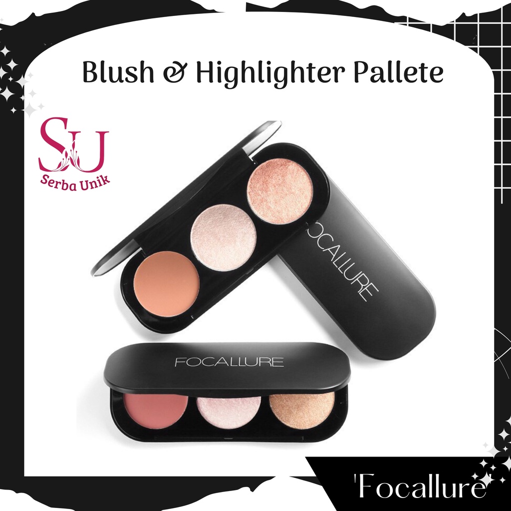 Focallure Blush &amp; Highlighter Palette