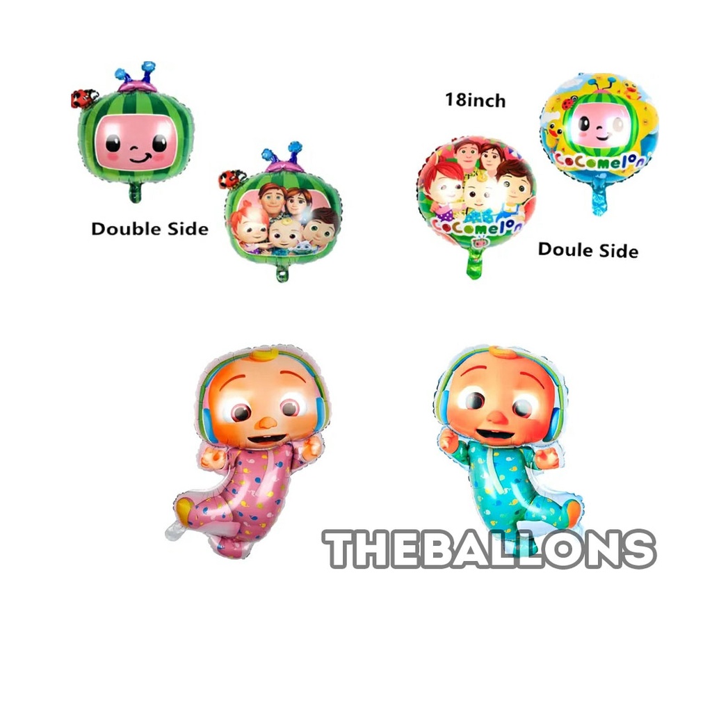 Balon foil cocomelon | cocomelon bayi | cocomelon bulat
