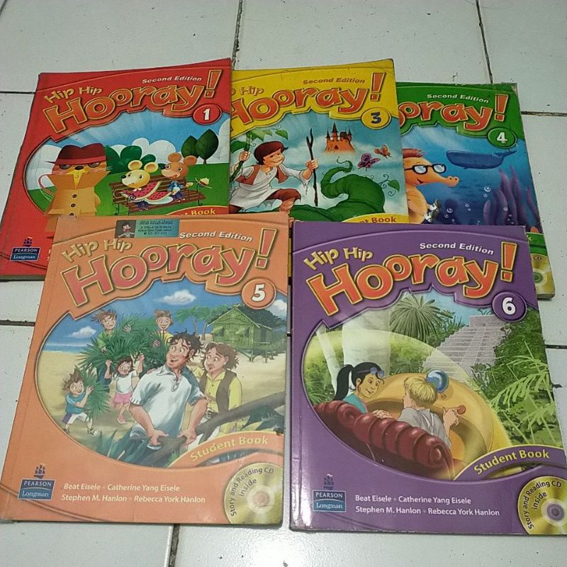 CABUTAN ORIGINAL HIP HIP HOORAY .3.4.5.6 STUDENT BOOK SECOND EDITION