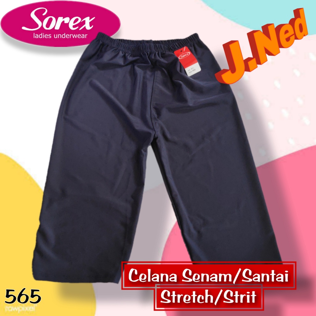 J565 - SHORTPANS CELANA PENDEK WANITA SOREX SIZE M/L DAN XL/XXL