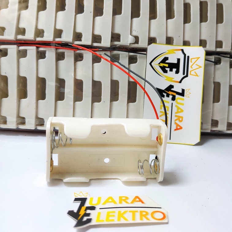 Tempat Batu Baterai A2 1.5V Isi 2 Jejer | Tempat Baterai AA Isi 2 Jejer