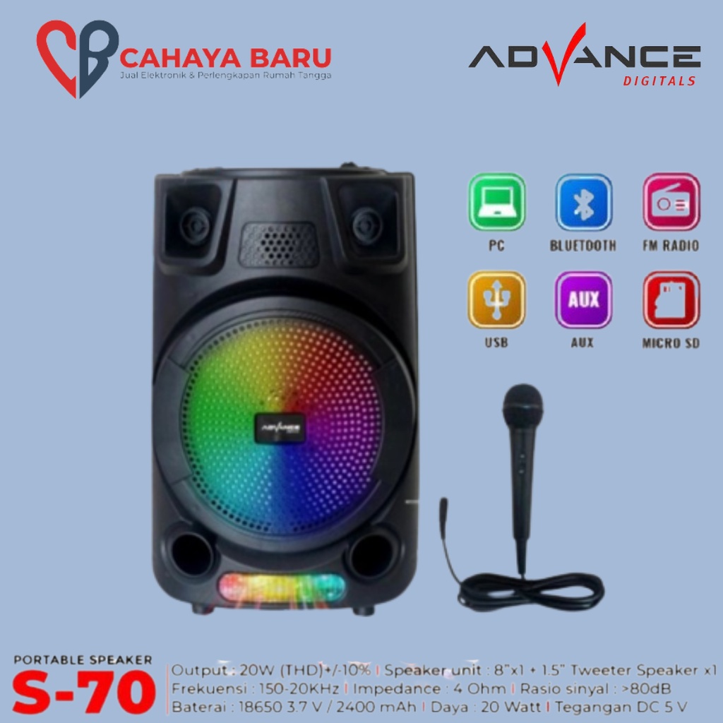 ADVANCE SPEAKER S70