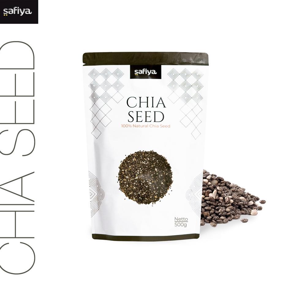 

✬ Chia Seed Organik 500 gram Organic Black Chiaseed Safiya Food ◄