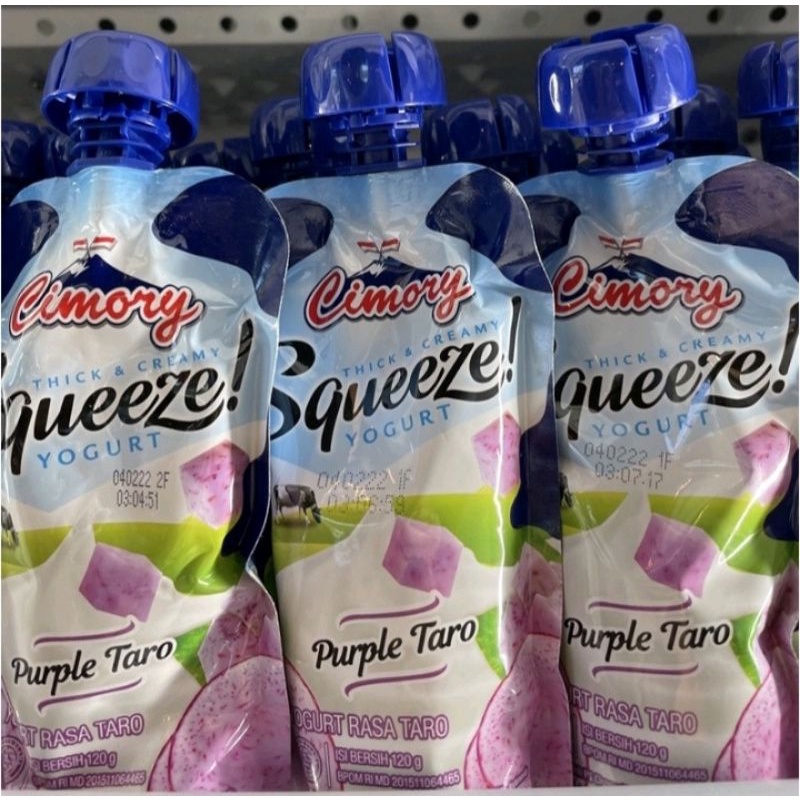 

CIMORY Yogurt Squeeze Purple Taro Pouch 120gr