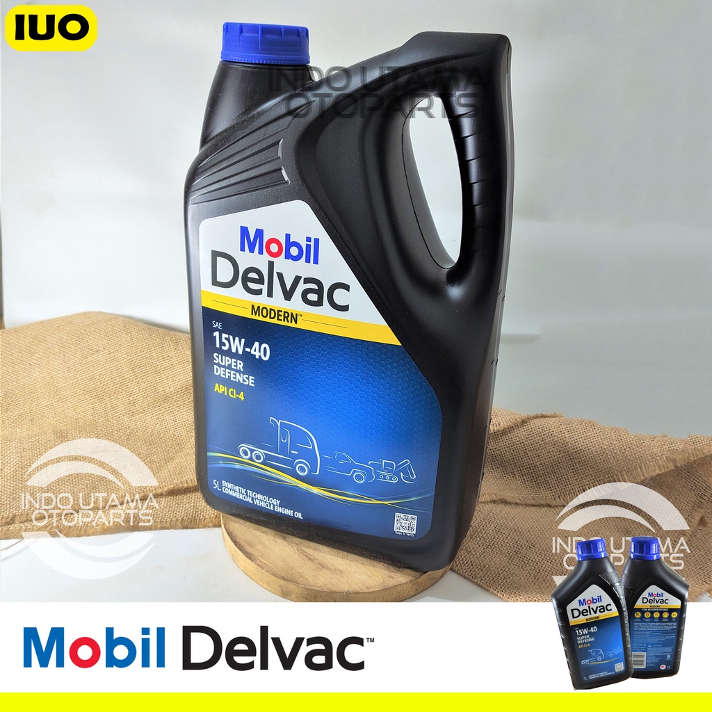 Oli Delvac MX 15W 40 MOBIL ONE API CI-4 SL isi 5 Ltr ASLI