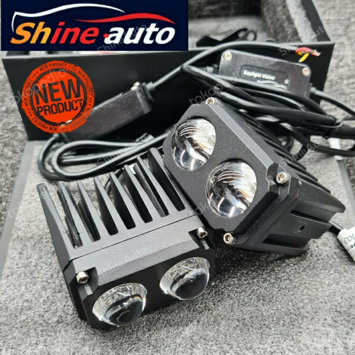 Terlaris Lamp Mini Projector Led Eksternal 2 Warna - Led Driving