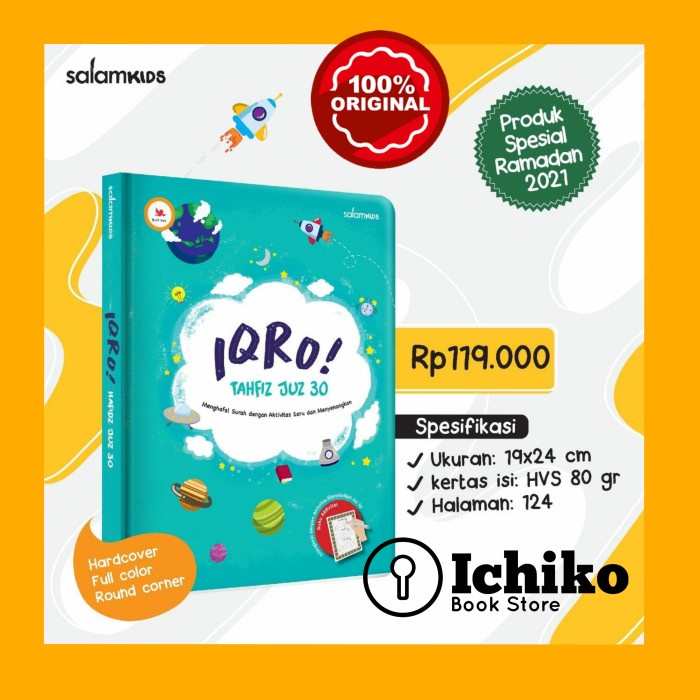 Terlaris Books Iqro Tahfiz Juz 30 - Iqra Balita Salamkids Original