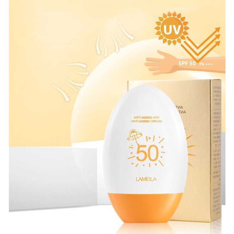 LAMEILA Sunscreen  Sunblock Gel Wajah Dan Badan Spf 50 Tahan 12 Jam LA065