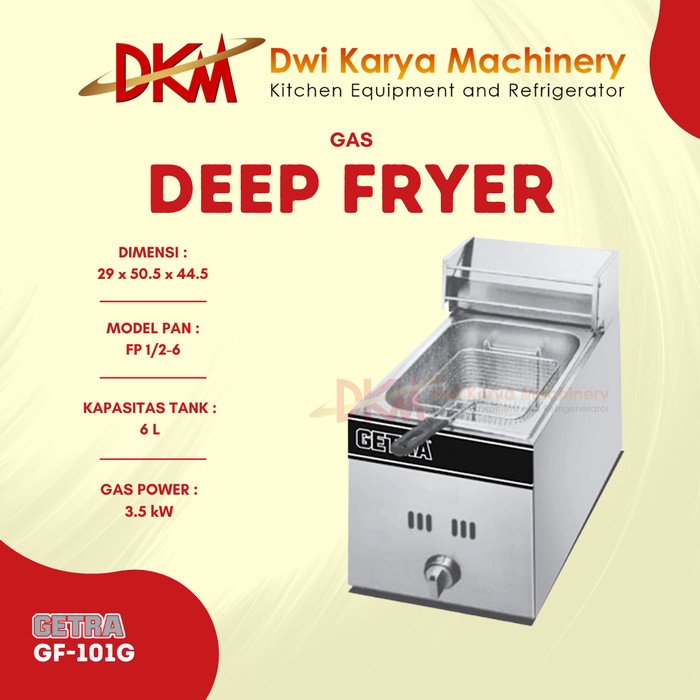 GETRA GAS DEEP FRYER TYPE GF-101G/Gas Deep fryer GF 101