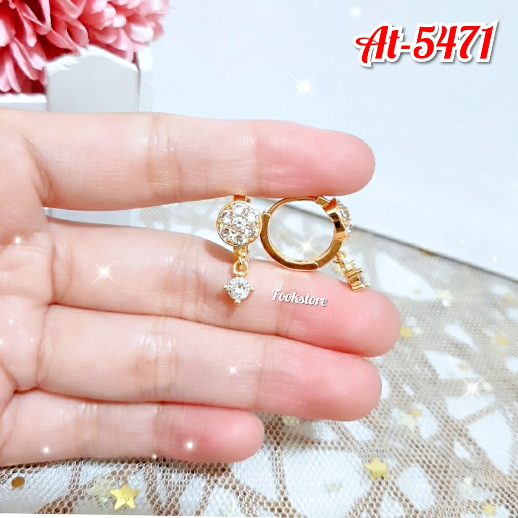 ANTING CLIP DEWASA BATU PERMATA FASHION KOREA/AT5471