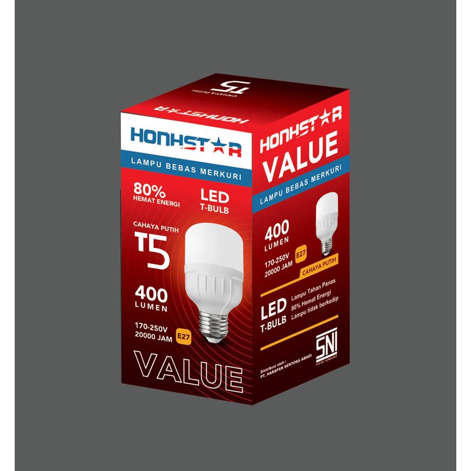 LAMPU LED HONHSTAR KAPSUL 5W 10W 15W 20W 30W 40W