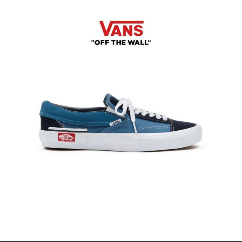 Vans Slip On Cut And Paste Navy Parisian Night Original