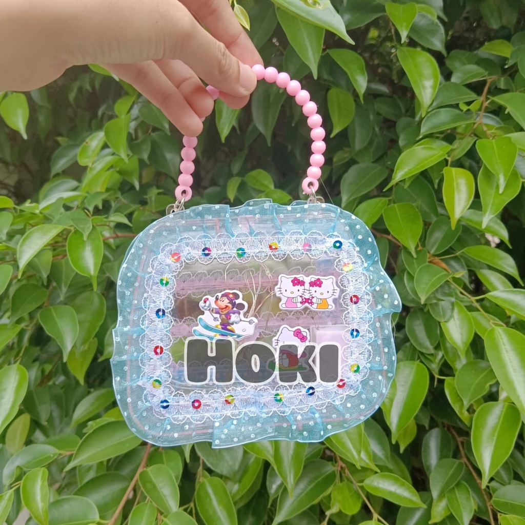 TAS tangan ANAK LED tas Bisa nyala Karakter LUCU TAS LED