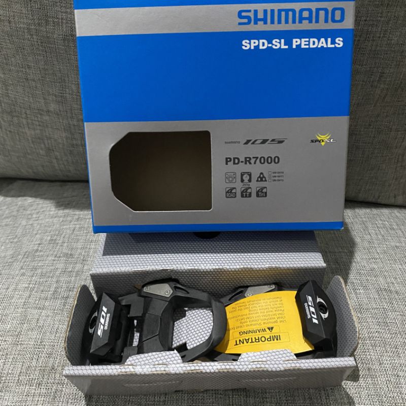 Pedal Shimano 105 PD-R7000 Cleat Road bike Carbon dan cleat SH-11 / pedal Road bike