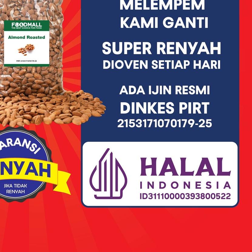 

Diskon⭐️Almond Roasted SUPER 1 Kg