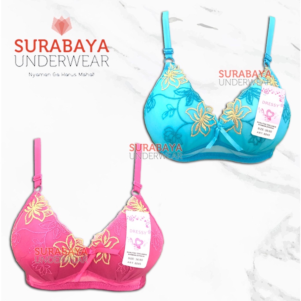 BH/BRA CUP KECIL RENDA BUNGA2 BUSA TIPIS NO KAWAT KAIT 2 SZ 34-38