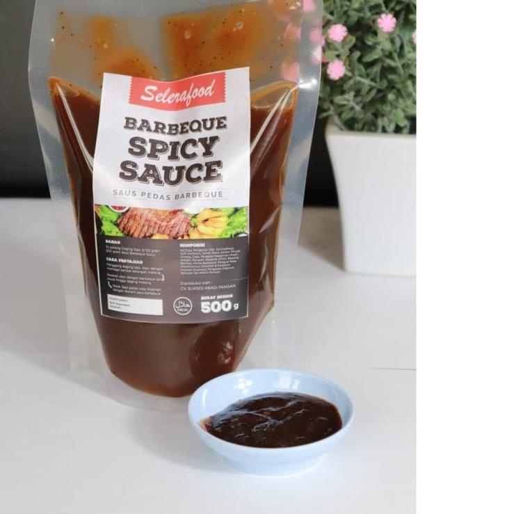 

☜ 2 Saus BBQ Spicy Selerafood isi 4 pack berat 500 gr/pack ❄