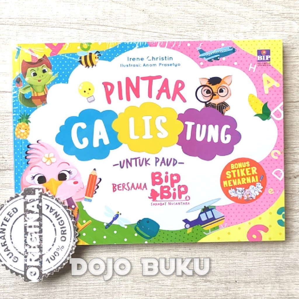 Buku Pintar Calistung untuk PAUD bersama BIP BIP dan Sahabat Nusantara