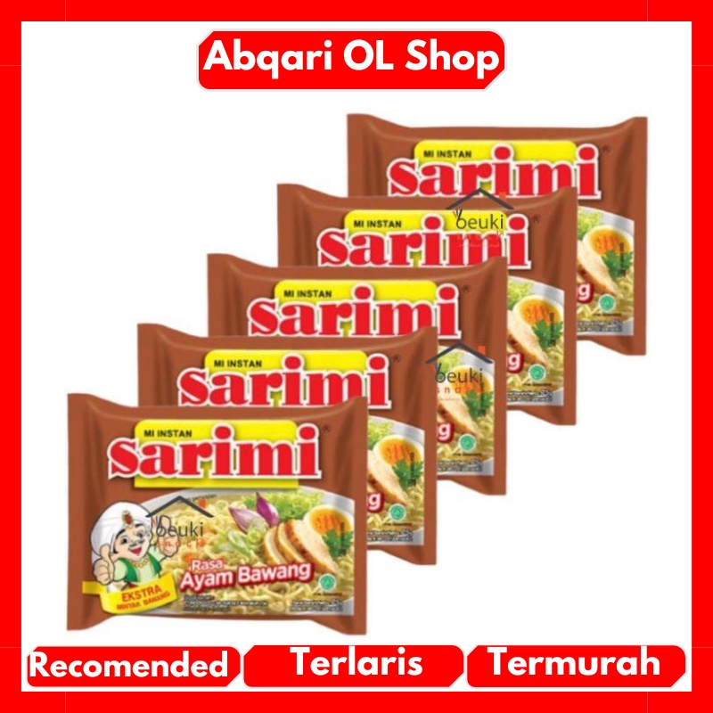 

Sarimi Mi Instan Rasa Ayam Bawang 75gr Dapat 5 Pcs