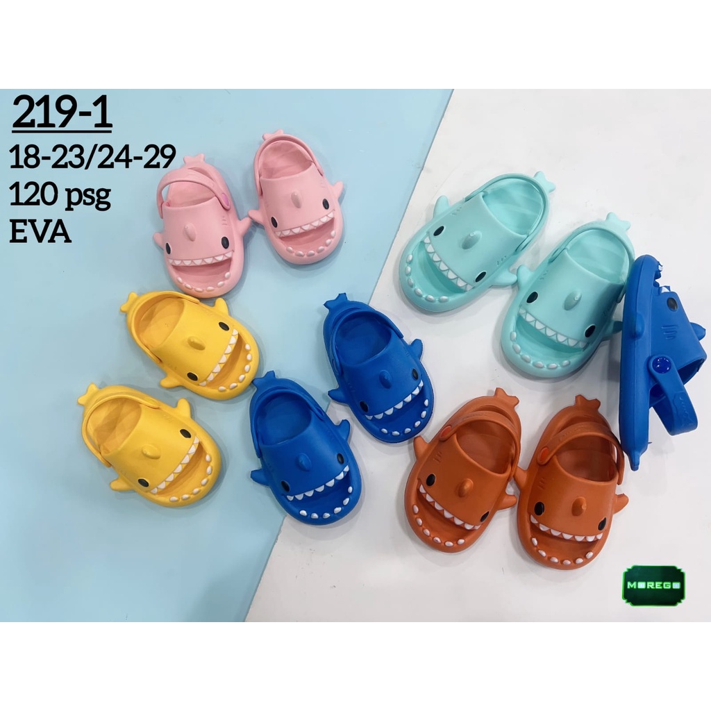 Sandal Selop Anak Hiu Lucu EVA Premium