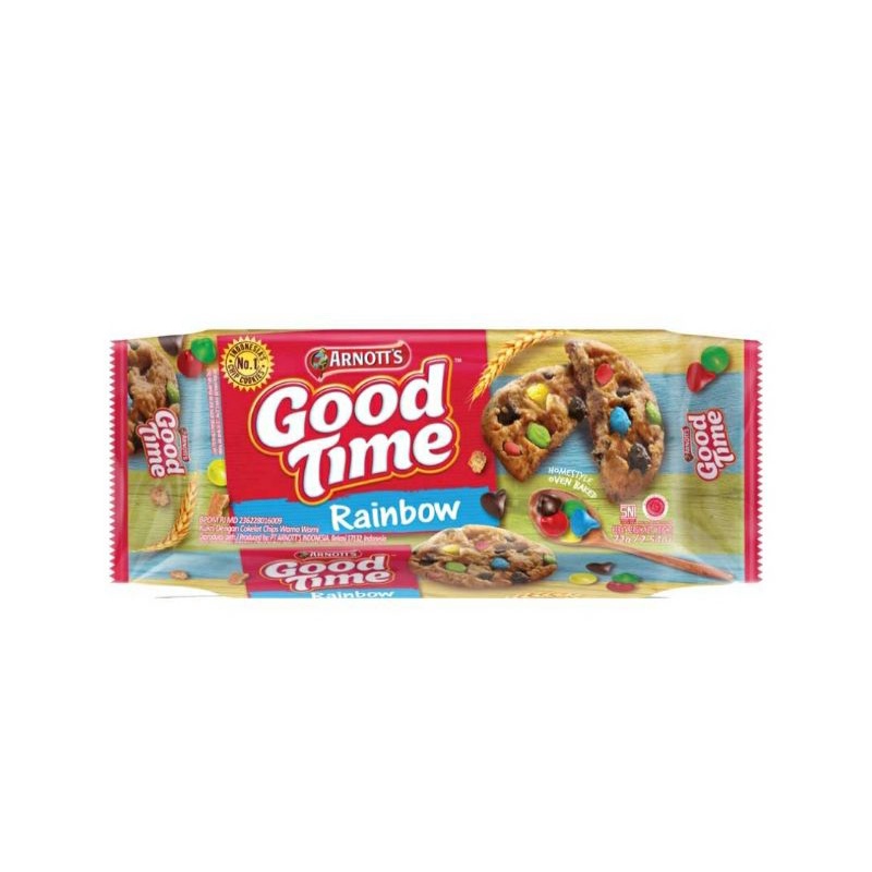 

Good Time Rainbow Chocochips Cookies 72 g