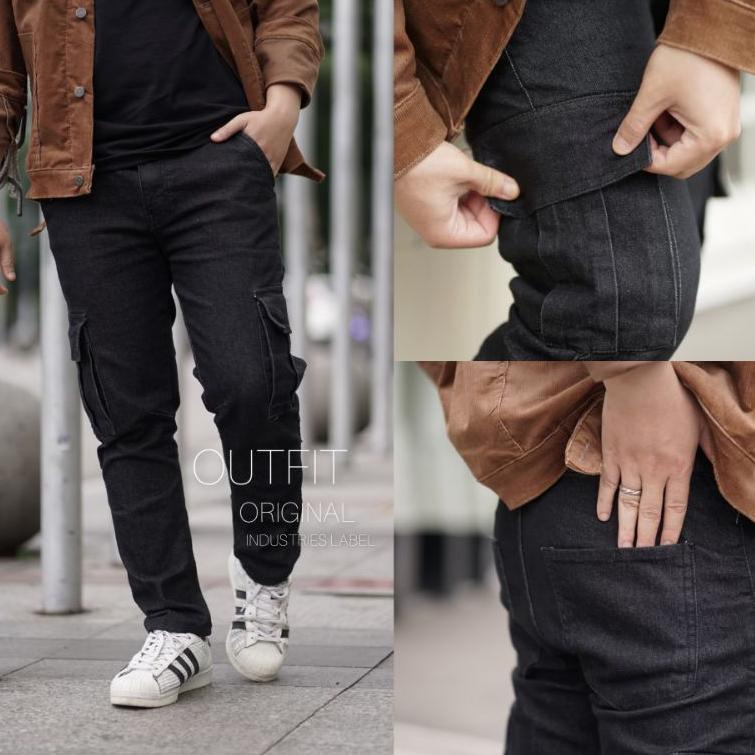 BEST PRODUCT CARGO JEANS | jeans cargo | kargo jeans pria | cargo denim | celana cargo panjang jeans